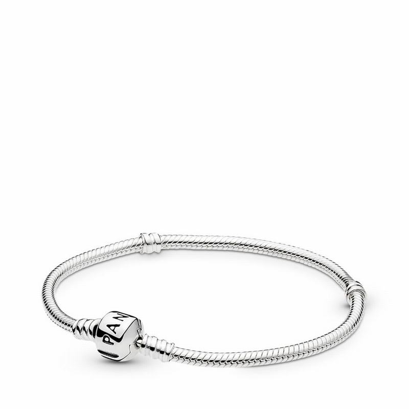 Pandora Australia Moments Snake Chain Bracelet - Sterling Silver | QWVEUN570